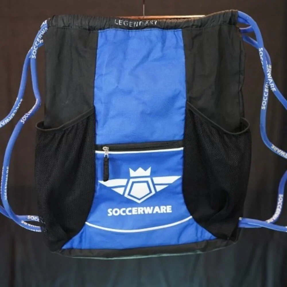 Soccerware Drawstring Backpack with Legendary Design - Picture 1 of 7